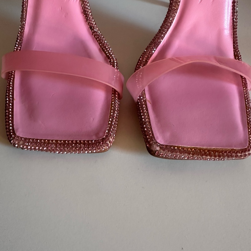 Pink Rhinestone Heels - Picture 2 of 3